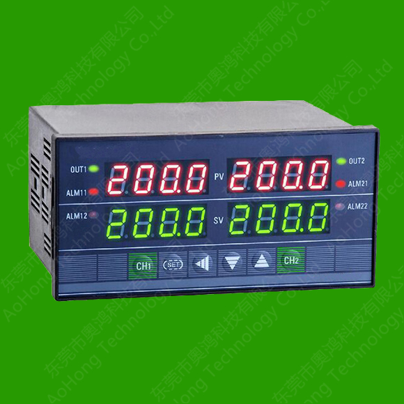 PT100/PT1000/热电偶两路温控器（可带RS485）