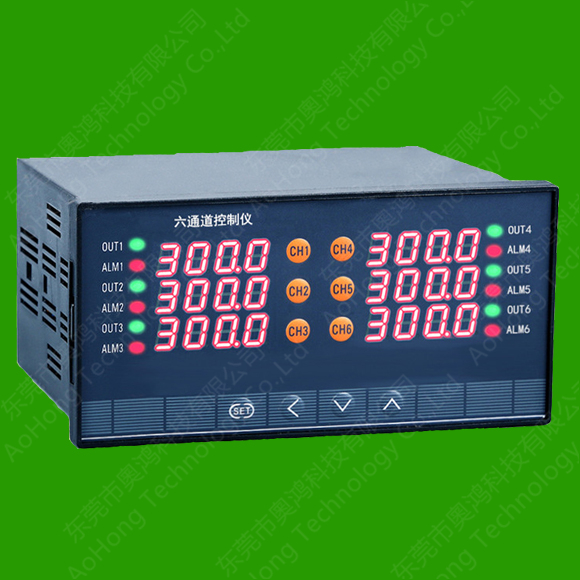 PT100/PT1000/热电偶六通道温度控制仪器（可带RS485）